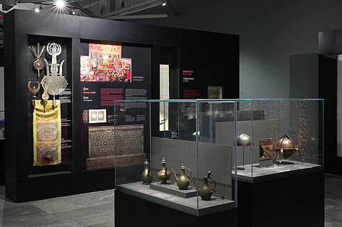 Artefacts inside the Humayun Museum